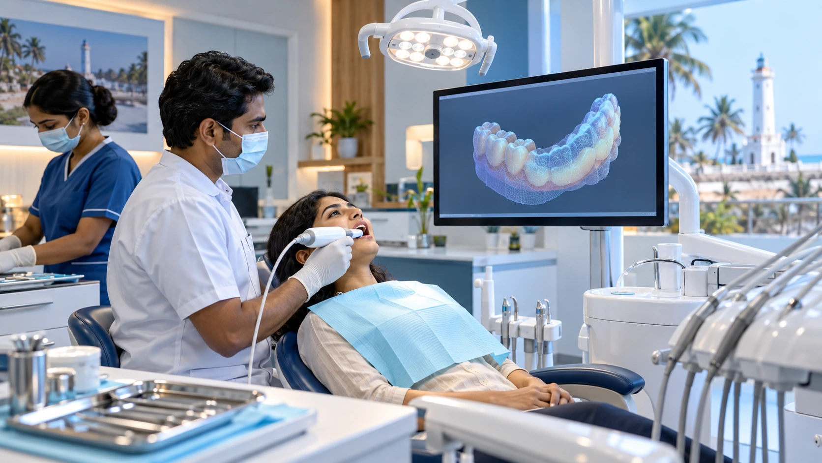 Advanced dental treatment in Pondicherry with digital dentistry and modern dental technology