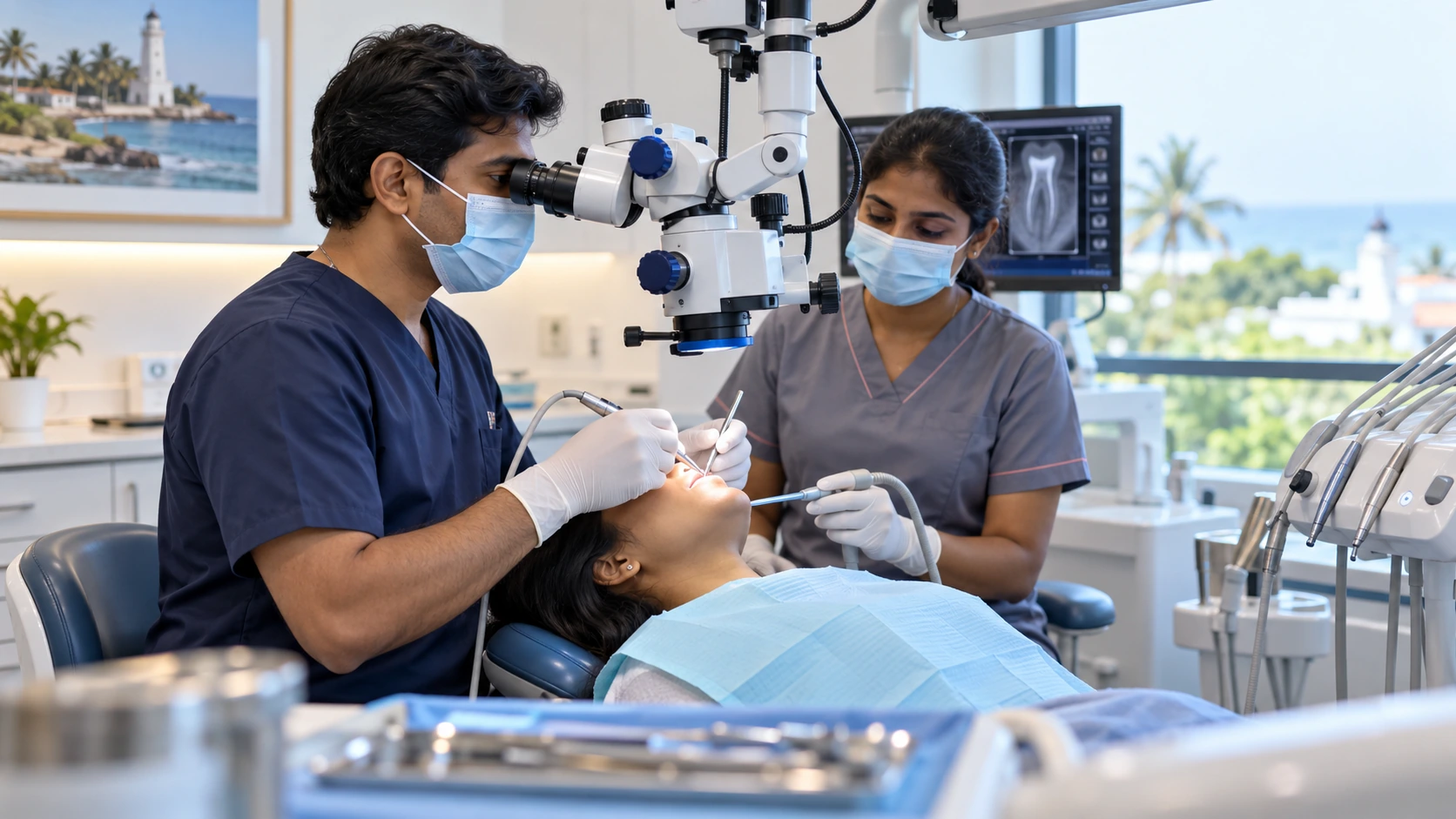 Root canal treatment guide in Pondicherry showing professional endodontic dental treatment