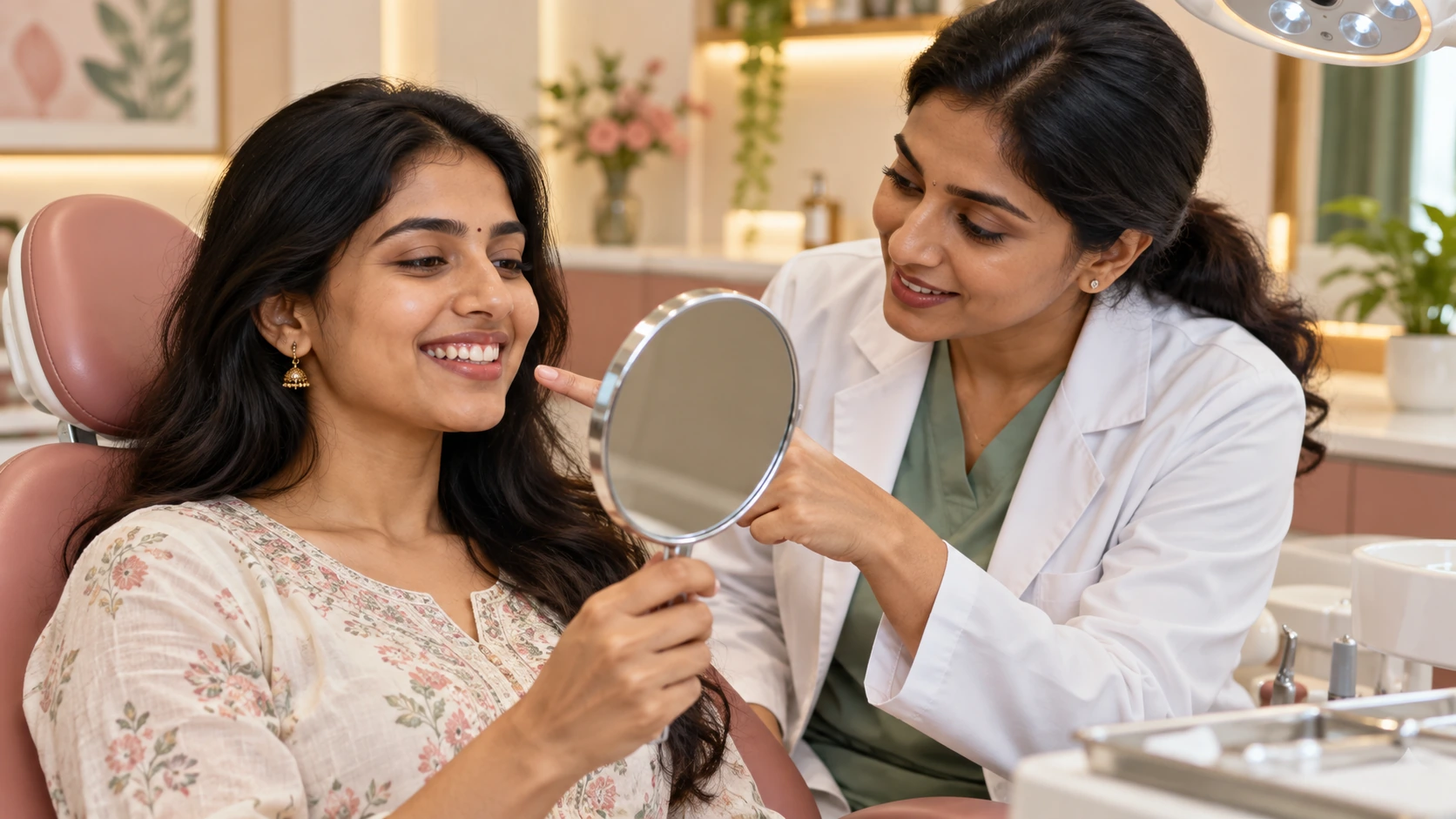 Gum depigmentation treatment in Pondicherry using advanced laser dental technology